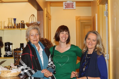 Carole Leroy, Julie Mackay et Claire Varin. Photo Lucie Varin